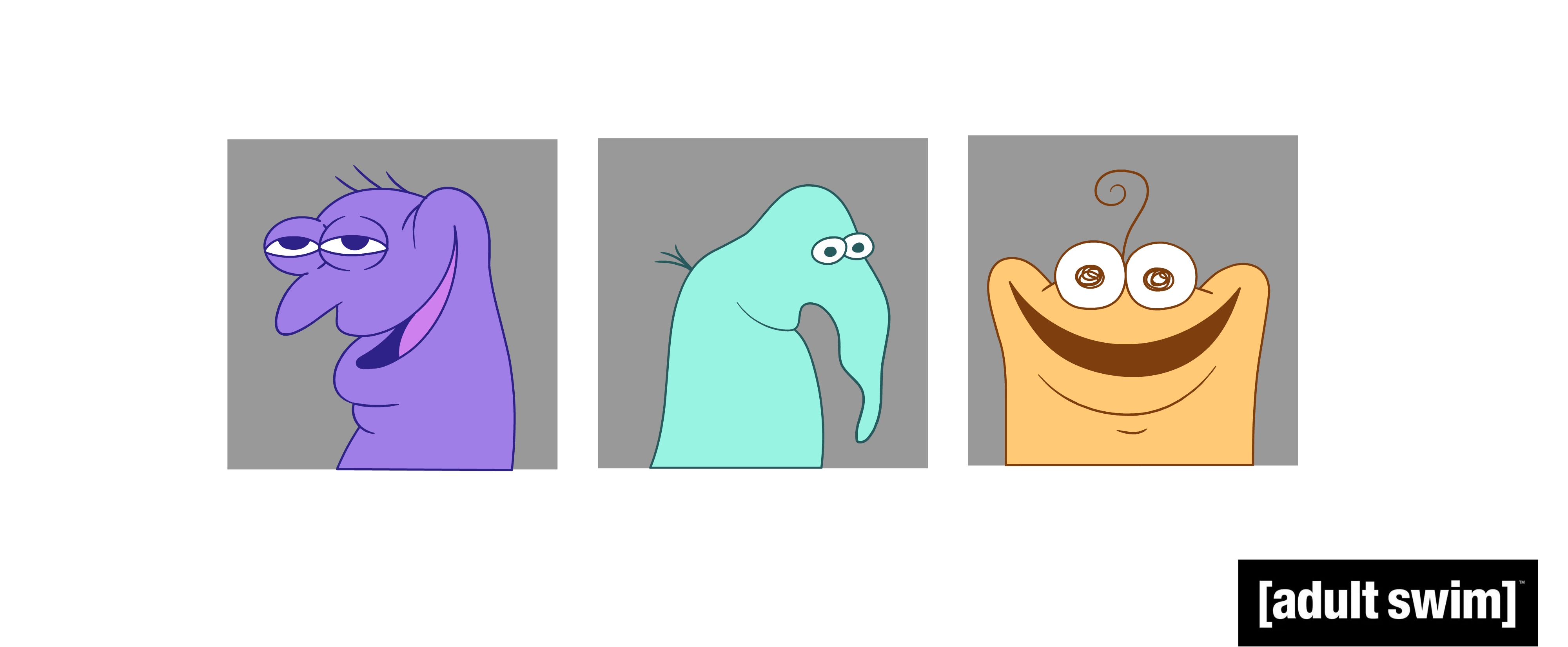 Three dudes portraits